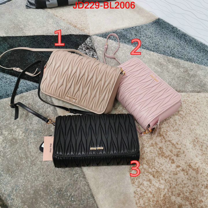 Miu Miu Bags(TOP)-Diagonal-,high ,ID: BL2006,$: 229USD