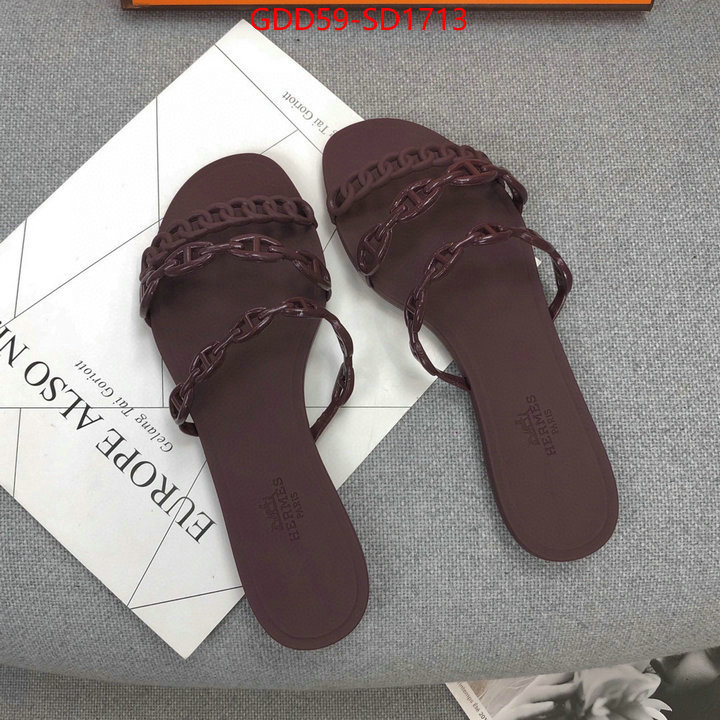 Women Shoes-Hermes,cheap high quality replica , ID: SD1713,$: 59USD