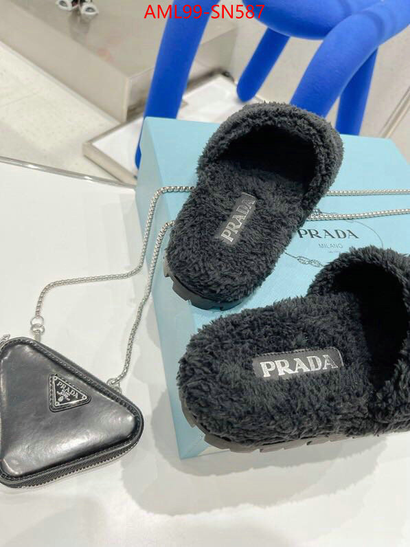 Women Shoes-Prada,wholesale 2023 replica , ID: SN587,$: 99USD