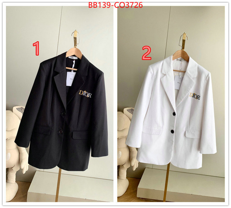 Clothing-Dior,1:01 , ID: CO3726,$: 139USD