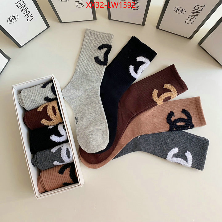 Sock-Chanel,sell high quality , ID: LW1592,$: 32USD