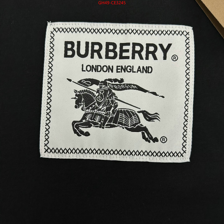 Clothing-Burberry,shop now , ID: CE3245,$: 49USD