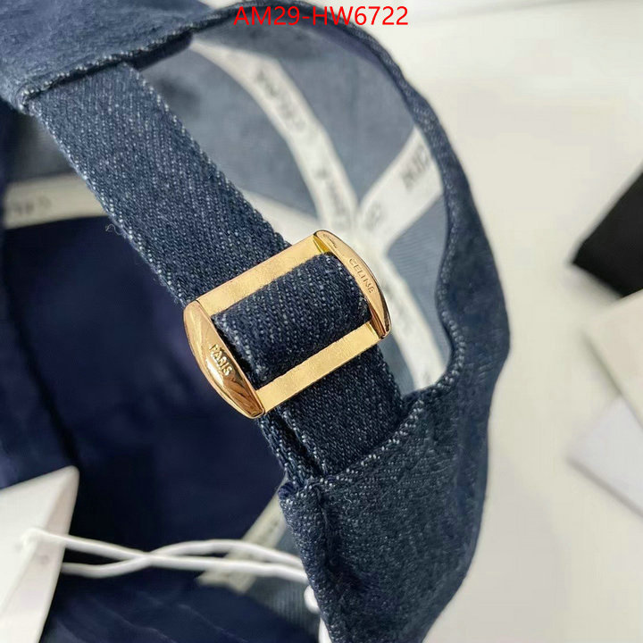 Cap (Hat)-Celine,the highest quality fake , ID: HW6722,$: 29USD