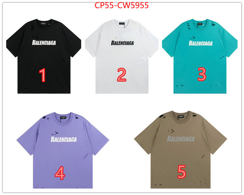 Clothing-Balenciaga,aaaaa+ replica designer , ID: CW5955,$: 55USD