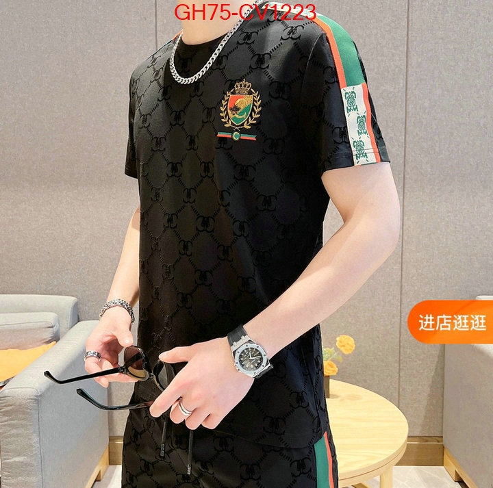 Clothing-Gucci,sale outlet online , ID: CV1223,$: 75USD