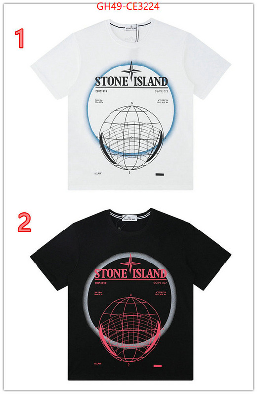Clothing-Stone Island,every designer , ID: CE3224,$: 49USD