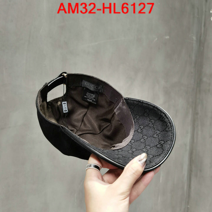 Cap (Hat)-Gucci,aaaaa quality replica , ID: HL6127,$: 32USD