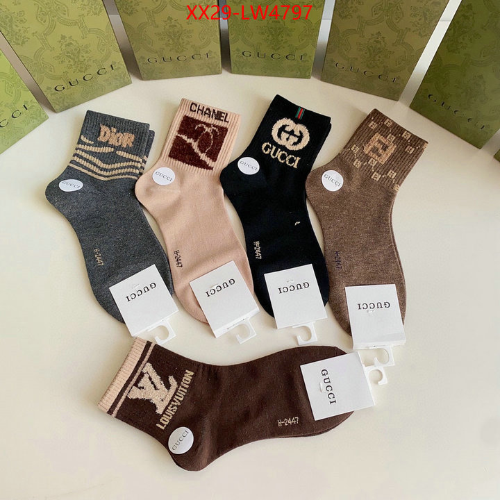 Sock-Gucci,best quality designer , ID: LW4797,$: 29USD