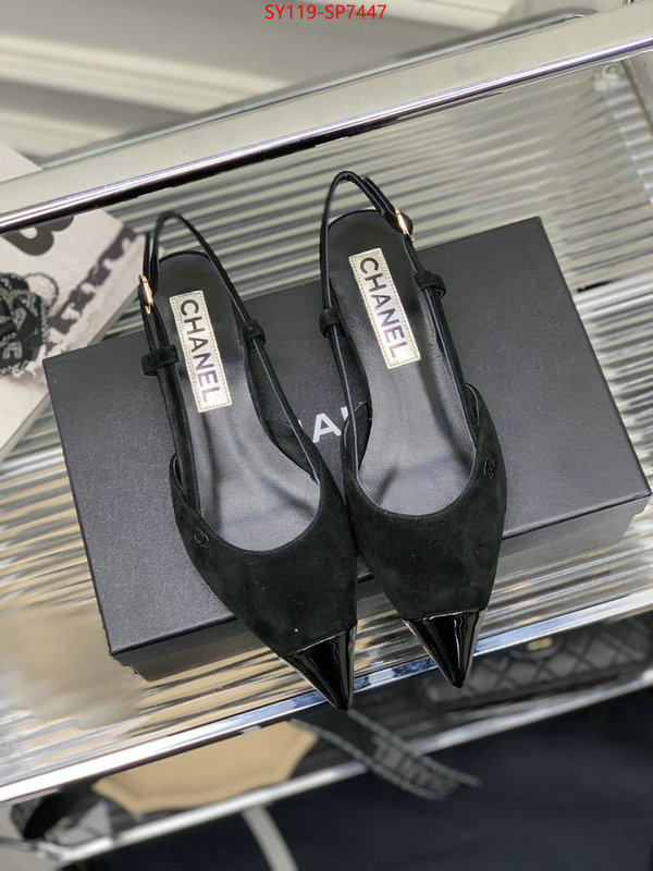 Women Shoes-Chanel,fake designer , ID: SP7447,$: 119USD