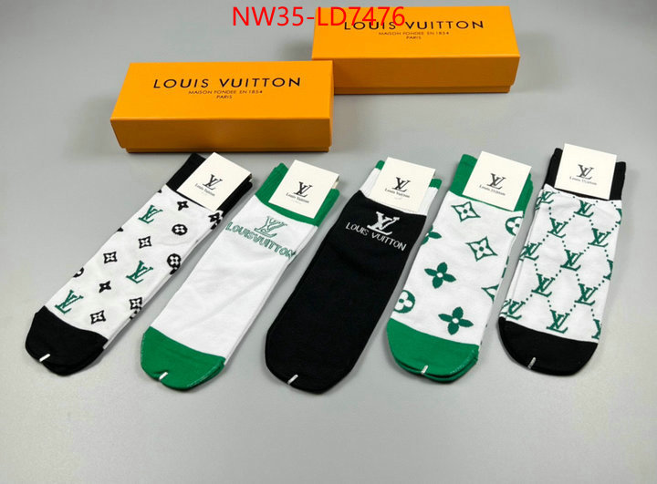 Sock-LV,replica designer , ID: LD7476,$: 35USD