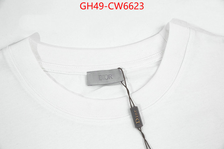 Clothing-Dior,2023 aaaaa replica customize , ID: CW6623,$: 49USD