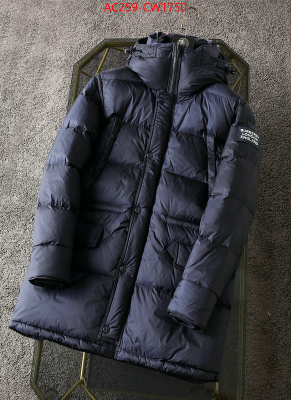 Down jacket Men-Burberry,aaaaa+ class replica , ID: CW1750,$: 259USD