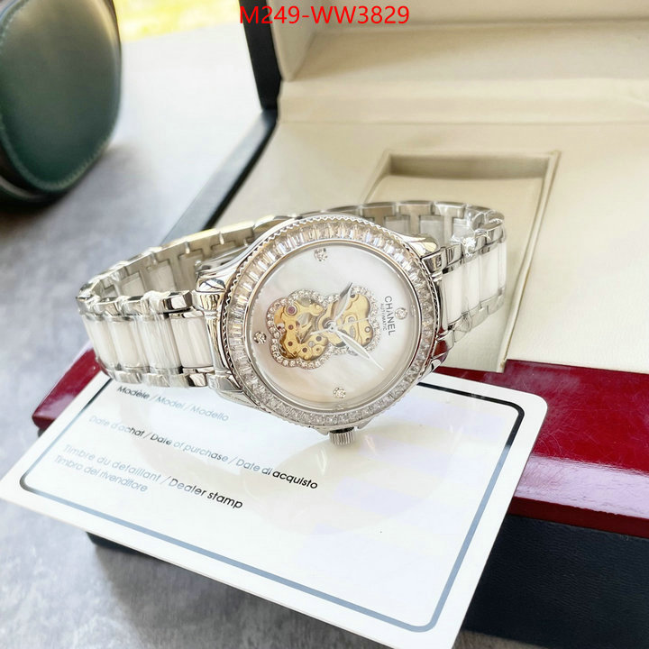 Watch (TOP)-Chanel,highest product quality , ID: WW3829,$: 249USD