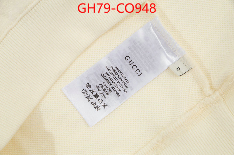 Clothing-Gucci,online sales , ID: CO948,$: 79USD