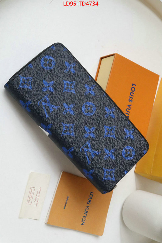 LV Bags(TOP)-Wallet,ID: TD4734,$: 95USD