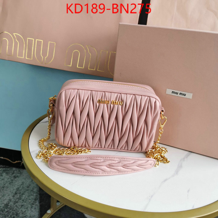 Miu Miu Bags(TOP)-Diagonal-,sale ,ID: BN275,$: 189USD