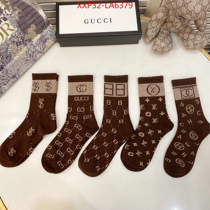 Sock-Gucci,at cheap price , ID: LA6379,$: 32USD