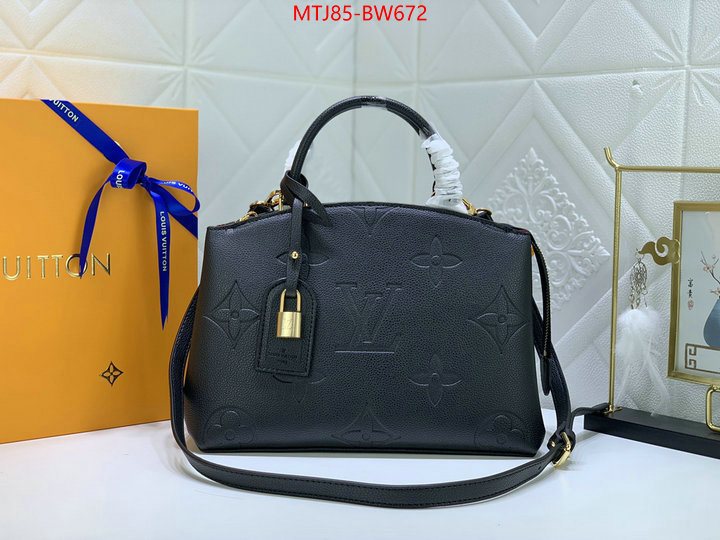 LV Bags(4A)-Handbag Collection-,mirror quality ,ID: BW672,$: 85USD