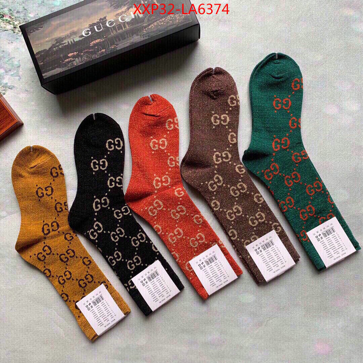 Sock-Gucci,designer fake , ID: LA6374,$: 32USD