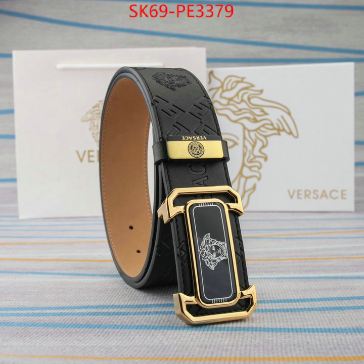 Belts-Versace,luxury cheap , ID: PE3379,$: 69USD