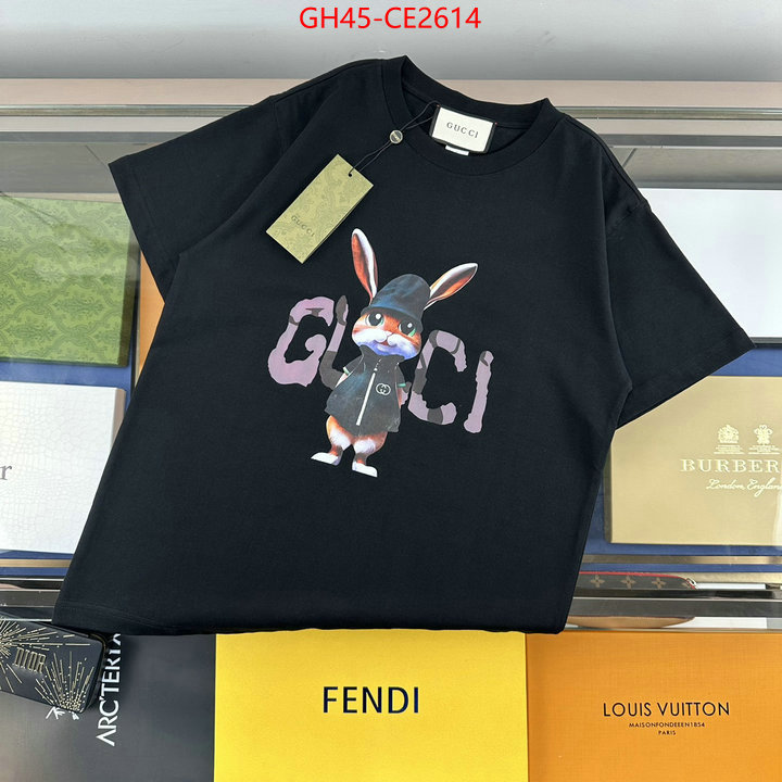 Clothing-Gucci,the top ultimate knockoff , ID: CE2614,$: 45USD