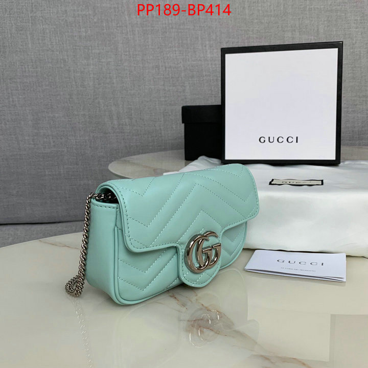 Gucci Bags(TOP)-Marmont,ID: BP414,$:189USD