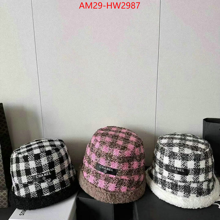 Cap (Hat)-Chanel,aaaaa class replica , ID: HW2987,$: 29USD