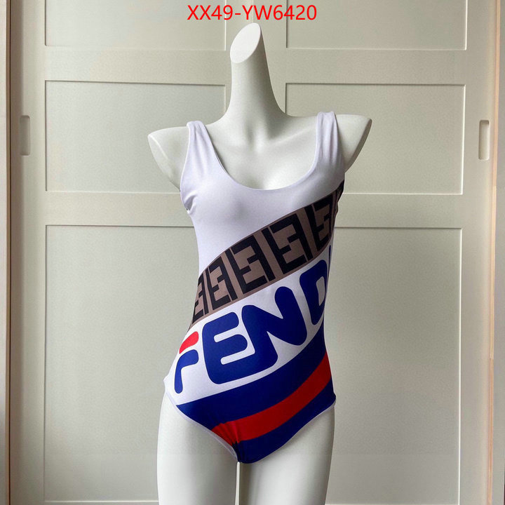 Swimsuit-Fendi,fashion replica , ID: YW6420,$: 49USD