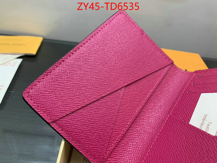 LV Bags(4A)-Wallet,top quality designer replica ,ID: TD6535,$: 45USD