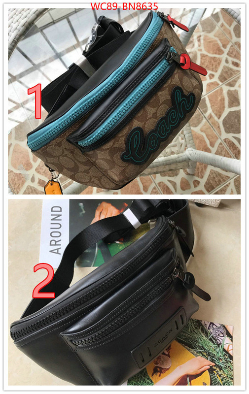 Coach Bags(4A)-Belt Bag-Chest Bag--,designer high replica ,ID: BN8635,$: 89USD