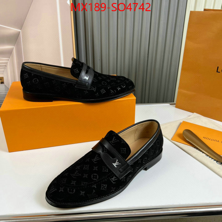 Men Shoes-LV,2023 aaaaa replica 1st copy , ID: SO4742,$: 189USD