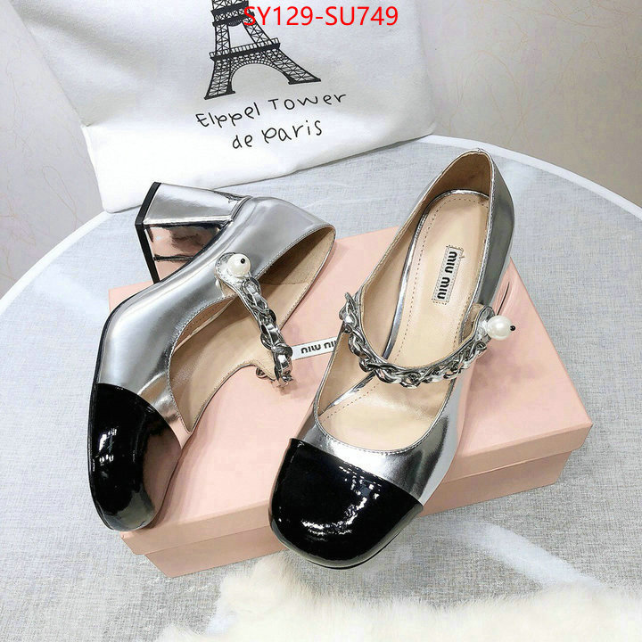 Women Shoes-Miu Miu,perfect quality ,luxury fashion replica designers , ID: SU749,$: 129USD