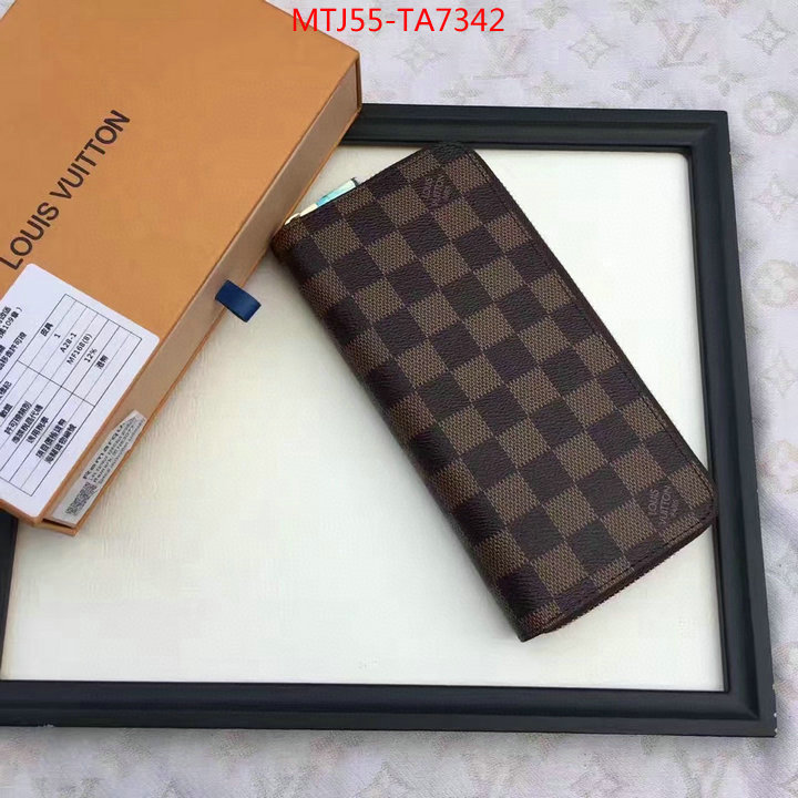 LV Bags(4A)-Wallet,ID: TA7342,$: 55USD