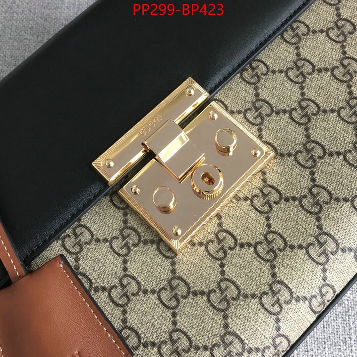 Gucci Bags(TOP)-Padlock-,mirror copy luxury ,ID: BP423,$:299USD