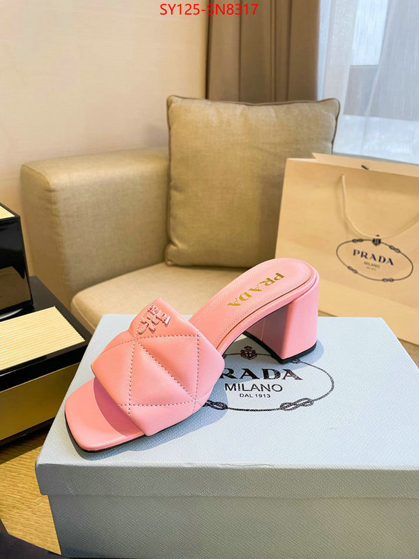 Women Shoes-Prada,we curate the best , ID: SN8317,$: 125USD