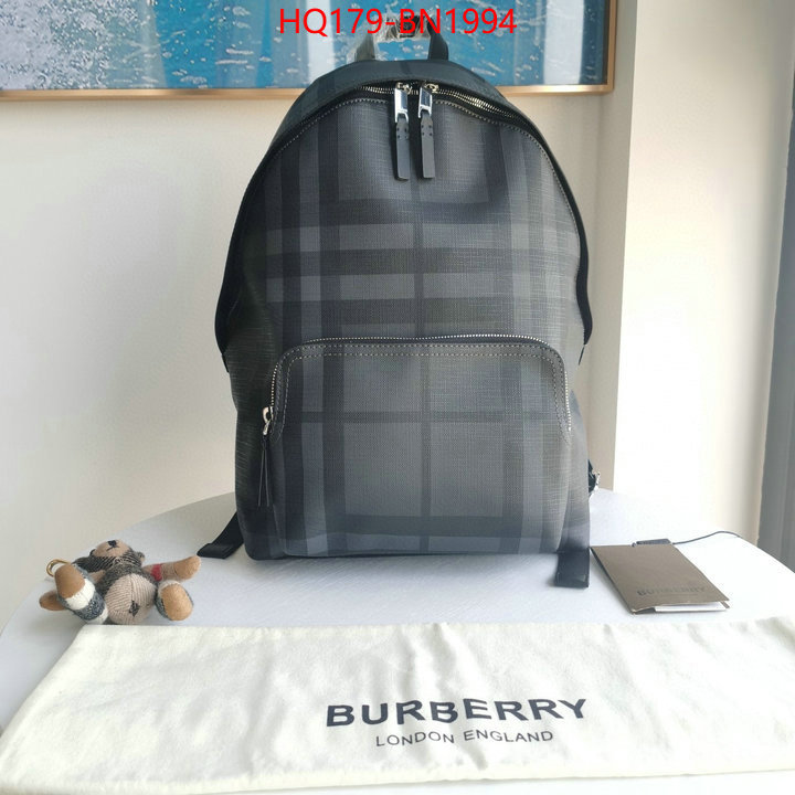 Burberry Bags(TOP)-Backpack-,counter quality ,ID: BN1994,$: 179USD