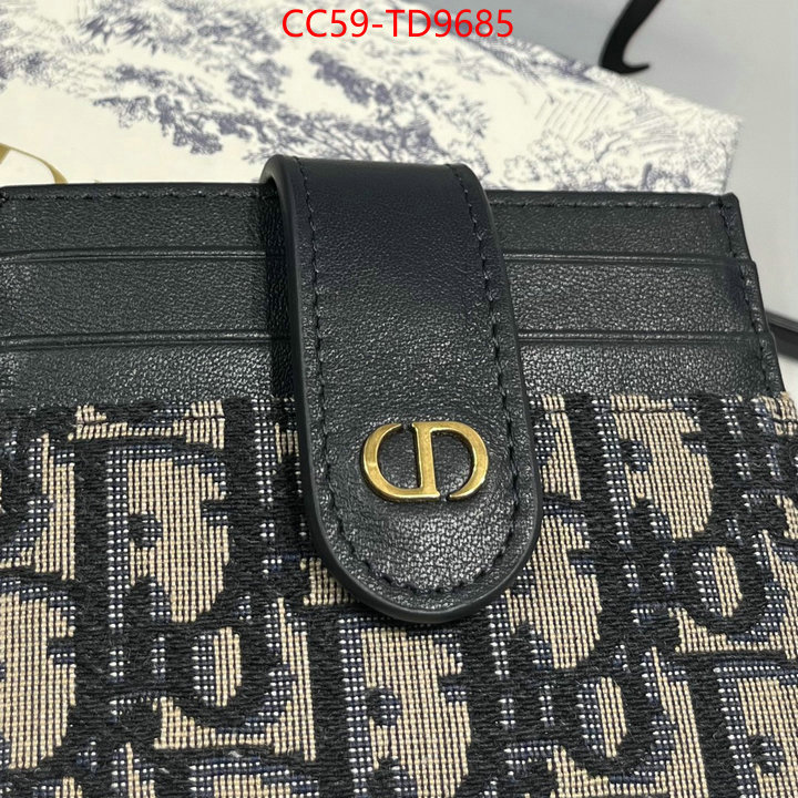 Dior Bags(TOP)-Wallet-,ID: TD9685,$: 59USD