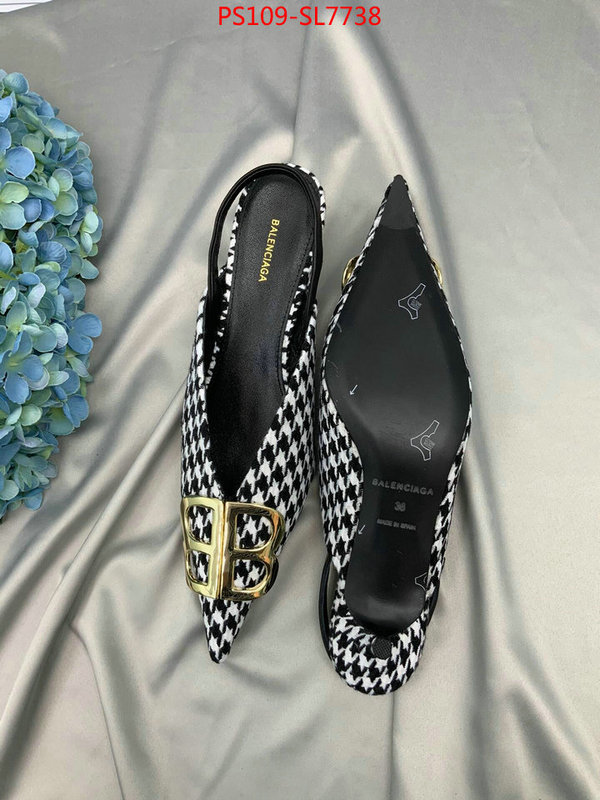 Women Shoes-Balenciaga,quality aaaaa replica , ID: SL7738,$: 109USD