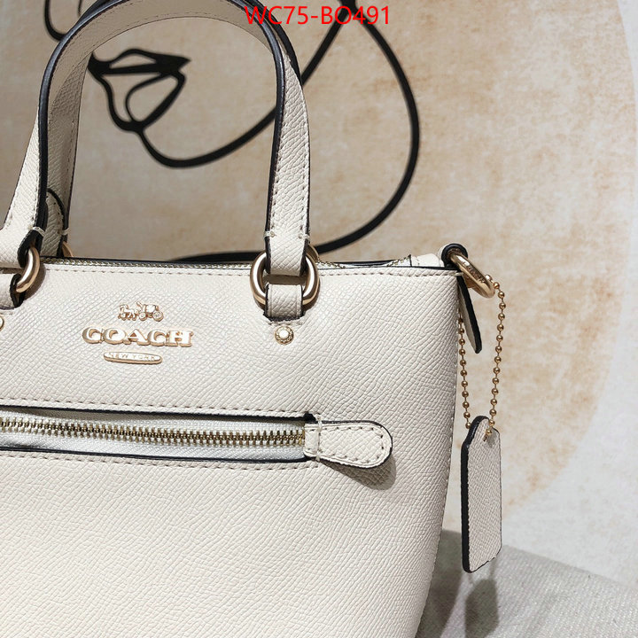 Coach Bags(4A)-Tote-,where to buy fakes ,ID: BO491,$: 75USD