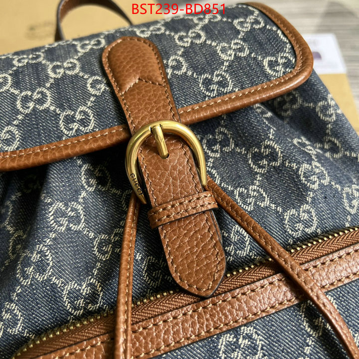 Gucci Bags(TOP)-Backpack-,top quality replica ,ID: BD851,$: 239USD