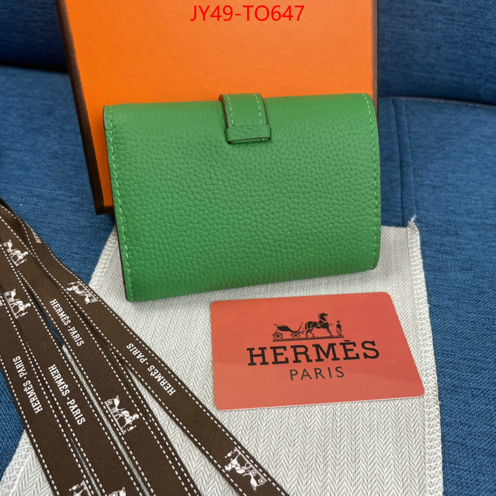 Hermes Bags(4A)-Wallet-,replica 1:1 high quality ,ID: TO647,$: 49USD