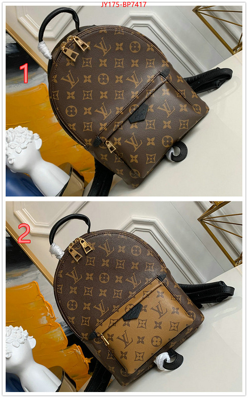 LV Bags(TOP)-Backpack-,Code: BP7417,$: 175USD