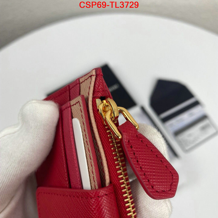 Prada Bags(TOP)-Wallet,ID: TL3729,$: 69USD