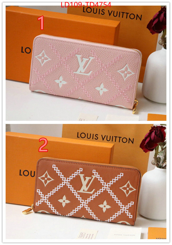 LV Bags(TOP)-Wallet,ID: TD4754,$: 109USD