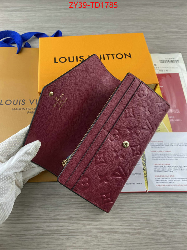 LV Bags(4A)-Wallet,ID: TD1785,$: 39USD