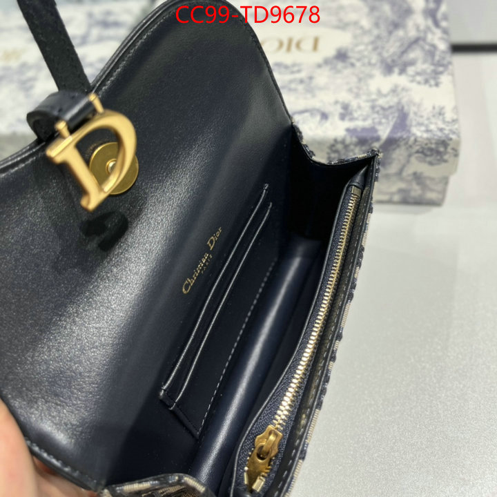 Dior Bags(TOP)-Wallet-,ID: TD9678,$: 99USD