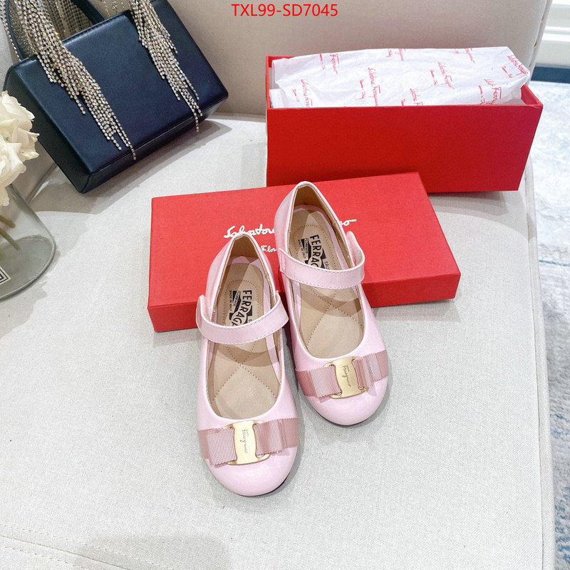 Kids shoes-Ferragamo,quality aaaaa replica , ID: SD7045,$: 99USD