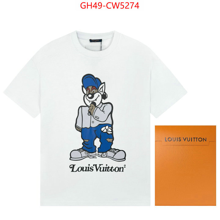 Clothing-LV,best replica 1:1 , ID: CW5274,$: 49USD