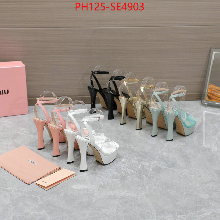 Women Shoes-Miu Miu,high quality designer replica , ID: SE4903,$: 125USD