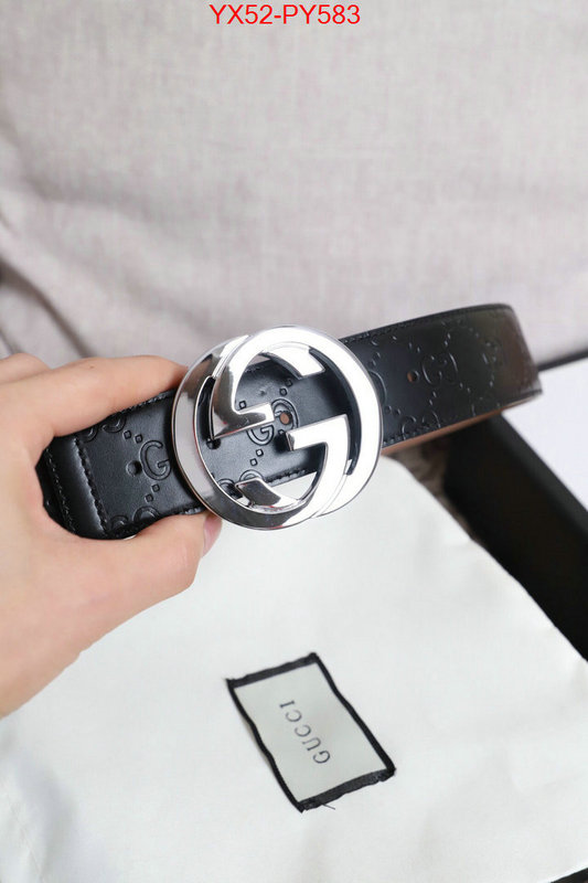Belts-Gucci,what's the best place to buy replica , ID: PY583,$:52USD
